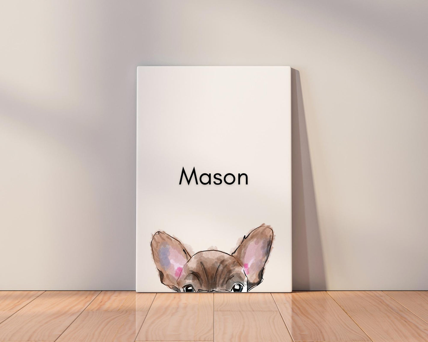 Metal Art Sign, Custom Dog Ear Sign, Dog Ear Outline Sign - Unique Home Decor Wall Art, Rustic Metal Sign, Personalized Housewarming Gift,