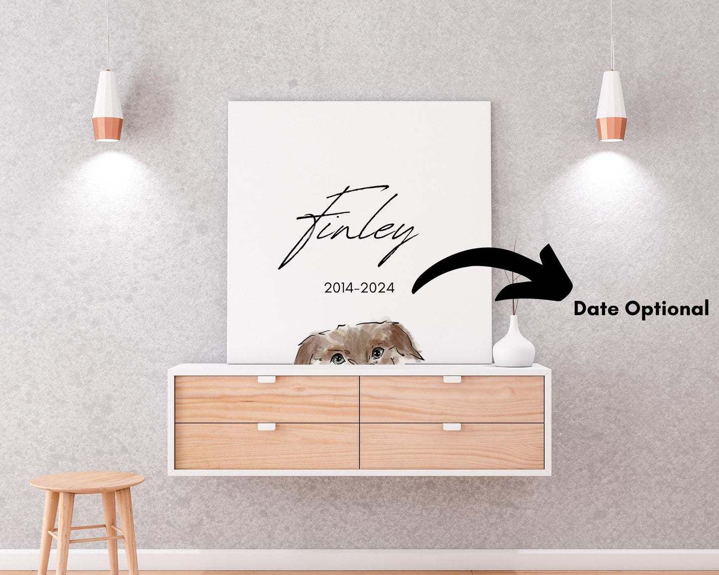 Metal Art Sign, Custom Dog Ear Sign, Dog Ear Outline Sign - Unique Home Decor Wall Art, Rustic Metal Sign, Personalized Housewarming Gift,