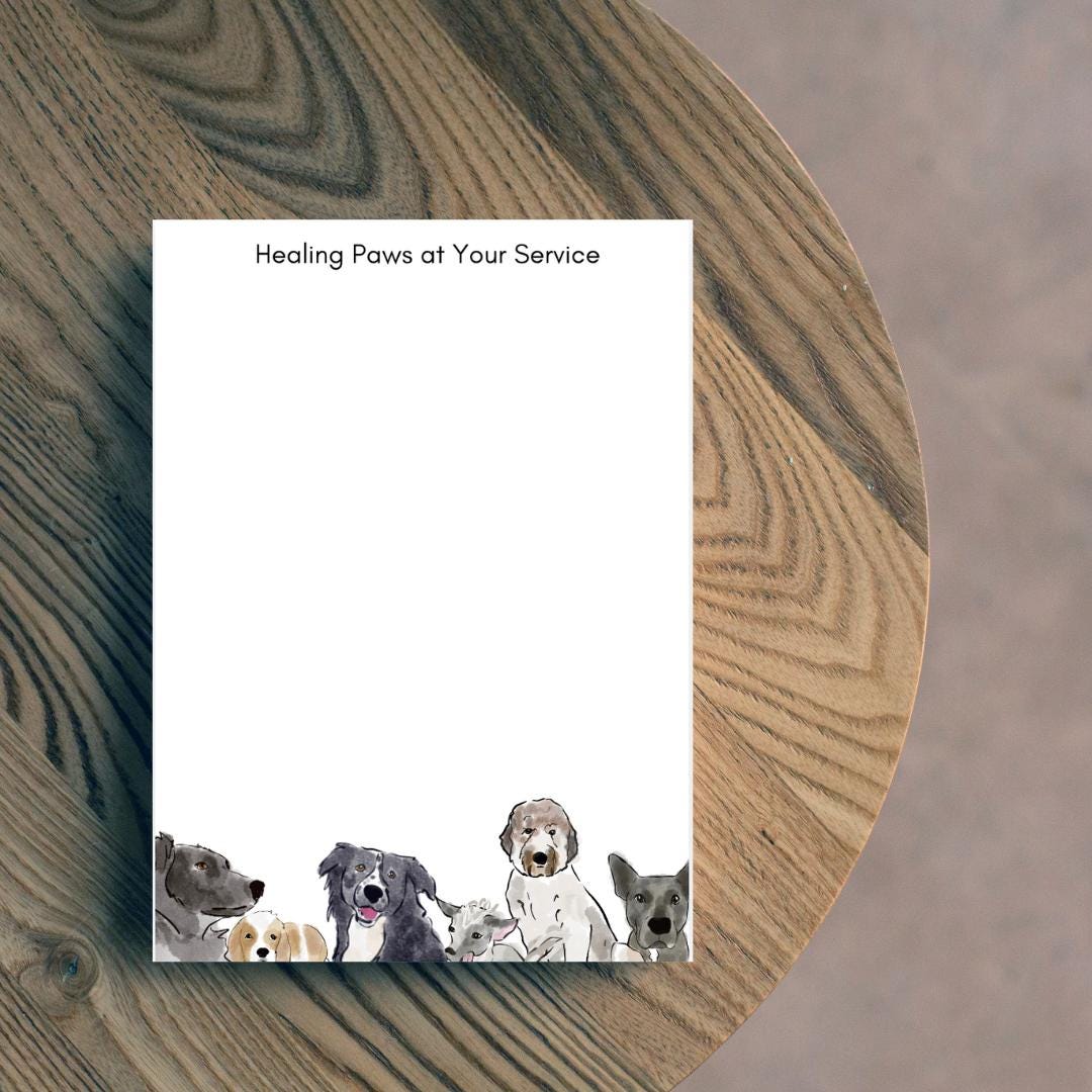 Nurse Notepad Gift | Dog Notepad for Doctor | New Veterinarian Gift, Veterinarian Notebook